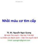 Bài giảng Nhồi máu cơ tim cấp – TS.BS. Nguyễn Ngọc Quang