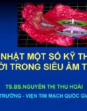 Bài giảng Cập nhật một số kỹ thuật mới trong siêu âm tim - TS.BS. Nguyễn Thị thu Hoài