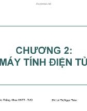 Bài giảng Tin học đại cương: Chương 2 - Lê Thị Ngọc Thảo