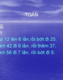 Giáo án điện tử môn Toán lớp 3 - Bài: Bảng nhân 8