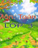 Giáo án điện tử môn Toán lớp 3 - Bài: Diện tích của một hình (Tiết 2)