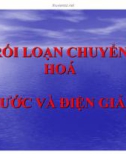 Bài giảng Rối loạn chuyển hoá nước và điện giải