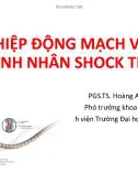 Bài giảng Can thiệp động mạch vành ở bệnh nhân shock tim - PGS.TS. Hoàng Anh Tiến