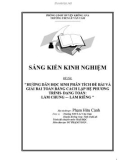 Sáng kiến kinh nghiệm THCS: Hướng dẫn học sinh phân tích đề bài và giải bài toán bằng cách lập hệ phương trình