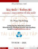 Bài giảng Xác suất thống kê: Chương 1 - TS. Phan Thị Hường