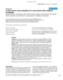 Báo cáo y học: In vitro and in vivo evaluation of a new active heat moisture exchange