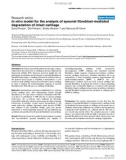 Báo cáo y học: In vitro model for the analysis of synovial fibroblast-mediated degradation of intact cartilage