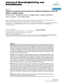 báo cáo khoa học: Influence of passive leg movements on blood circulation on the tilt table in healthy adults