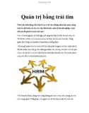 Quản trị bằng trái tim