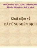 Bài giảng Miễn dịch - Bài: Khái niệm về Đáp ứng miễn dịch