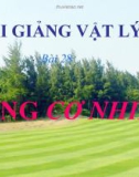 Bài giảng Vật lý 8 bài 28: Động cơ nhiệt