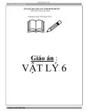 Giáo án Vật lý 6 - GV. Hoàng Thị Kim Trang