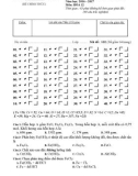 Đề kiểm tra 45 phút môn Hóa học lớp 12 năm 2016-2017 - THPT Hàm Thuận Bắc - Mã đề 132