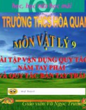 Bài giảng Vật lý 9 bài 30: Bài tập vận dụng quy tắc nắm tay phải và quy tắc bàn tay trái