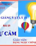 Bài giảng Vật lý 11 bài 25: Tự cảm