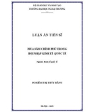 Luận án Tiến sĩ Kinh tế quốc tế: Mua sắm chính phủ trong hội nhập kinh tế quốc tế