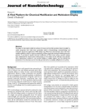 báo cáo khoa học: A Viral Platform for Chemical Modification and Multivalent Display