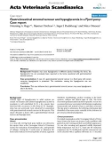 Báo cáo khoa học: Gastrointestinal stromal tumour and hypoglycemia in a Fjord pony: Case report