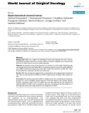 Báo cáo khoa học: Gastrointestinal stromal tumor