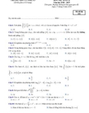 Đề thi học kì 2 môn Toán 12 năm 2018-2019 có đáp án - Trường THPT Lý Thái Tổ