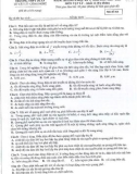 Đề thi giữa học kì 2 môn Vật lí lớp 12 năm 2023-2024 - Trường THPT Dĩ An, Bình Dương