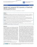 Báo cáo khoa hoc: Spatial and temporal EEG dynamics of dual-task driving performance