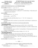 ĐÁP ÁN VÀ ĐỀ THI THỬ TỐT NGHIỆP NĂM 2013 - TRƯỜNG THPT NGUYỄN HUỆ - ĐẮK LẮK - ĐỀ SỐ 7