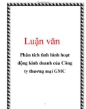 Luận văn: Phân tích tình hình hoạt động kinh doanh của Công ty thương mại GMC