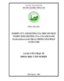 Luận văn Thạc sĩ Khoa học Lâm nghiệp: Nghiên cứu ảnh hưởng của một số nhân tố đến khả năng sinh trưởng của cây Lim xanh (Erythrophleum fordii Oliver) trong giai đoạn vườn ươm