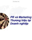 PR và Marketing Thương hiệu tại Doanh nghiệp.