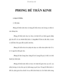 PHONG BẾ THẦN KINH