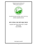 Đề cương chi tiết học phần: Khai thác dược liệu tự nhiên