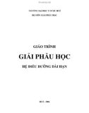 Giáo trình Giải phẫu học: Phần 1