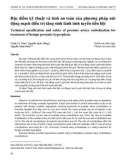 Đặc điểm kỹ thuật và tính an toàn của phương pháp nút động mạch điều trị tăng sinh lành tính tuyến tiền liệt