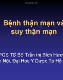 Bài giảng Bệnh thận mạn và suy thận mạn - PGS. TS. BS. Trần thị Bích Hương