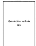 Quản trị theo sự thuận tiện