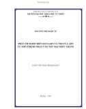 Luận văn Thạc sĩ Khoa học: Phân tích đột biến gen tARN và ND3 của ADN ty thể ở bệnh nhân ung thư đại trực tràng