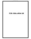 Giữ chân nhân tài