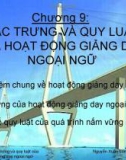 Bài giảng Tâm lý học 2: Chương 9 - GV Nguyễn Xuân Long