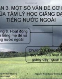 Bài giảng Tâm lý học 2: Chương 8 - GV Nguyễn Xuân Long