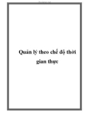 Quản lý theo chế độ thời gian thực