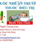 Bài giảng Thuốc nhuận trường và điều trị - ThS.DS Mạnh Trường Lâm