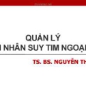 Bài giảng Quản lý bệnh nhân suy tim ngoại viện - TS. BS. Nguyễn Thị Hậu