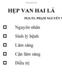 Bài giảng Hẹp van hai lá - PGS.TS. Phạm Nguyễn Vinh