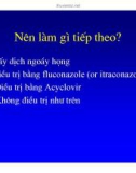 Bài giảng điều trị HIV : Tiếp cận các hội chứng tiêu hoá hay gặp: Nuốt đau và đau bụng part 3