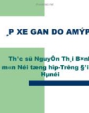 Bài giảng Áp xe gan do amíp - ThS. Nguyễn Thái Bình