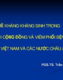 Bài giảng Đề kháng kháng sinh trong viêm phổi cộng đồng và viêm phổi bệnh viện tại Việt Nam và các nước Châu Á - PGS.TS. Trần Văn Ngọc