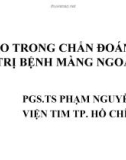 ECHO TRONG CHẨN ĐOÁN VÀ ĐIỀU TRỊ BỆNH MÀNG NGOÀI TIM