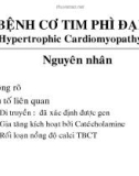 Bài giảng Bệnh cơ tim phì đại