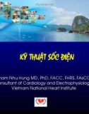 Bài giảng Kỹ thuật sốc điện - TS.BS. Phạm Như Hùng